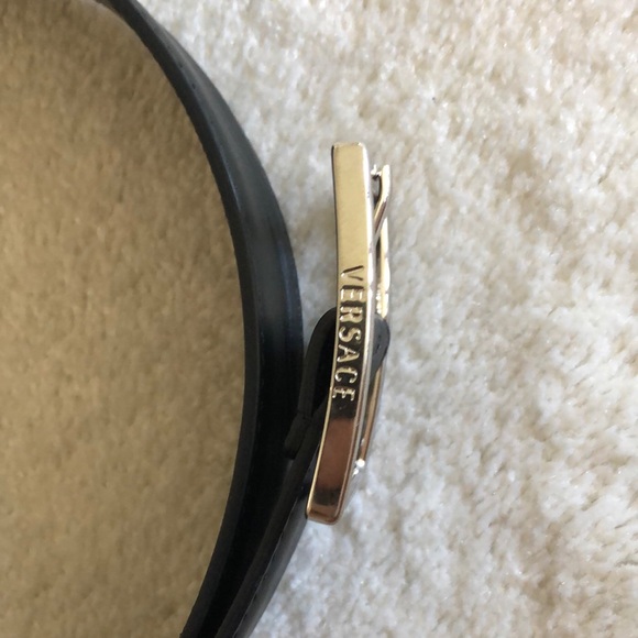 Versace black leather belt - Picture 2 of 6